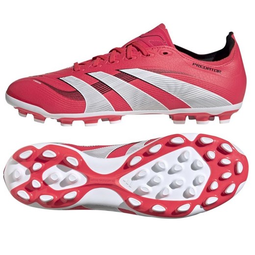 Buty piłkarskie adidas Predator League 2G/3G Ag ID3837 czerwone ze sklepu ButyModne.pl w kategorii Buty sportowe męskie - zdjęcie 178214313