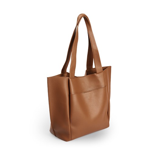 Shopper bag Gate duża skórzana matowa 