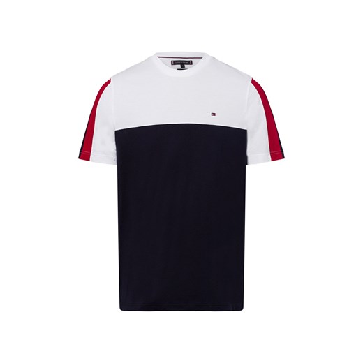 Tommy Hilfiger Koszulka męska Mężczyźni Bawełna granatowy wzorzysty ze sklepu vangraaf w kategorii T-shirty męskie - zdjęcie 178215922