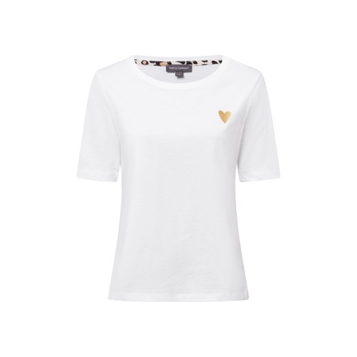 Franco Callegari Koszulka damska Kobiety Bawełna écru jednolity ze sklepu vangraaf w kategorii Bluzki damskie - zdjęcie 178215963