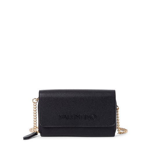 VALENTINO HANDBAGS Kopertówka damska Kobiety Sztuczne włókno czarny jednolity ze sklepu vangraaf w kategorii Portfele damskie - zdjęcie 178215991
