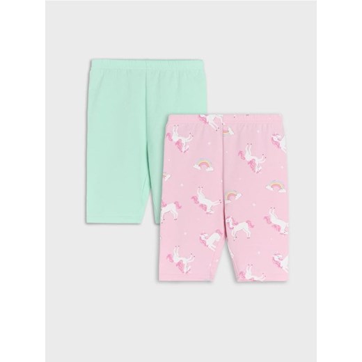 Sinsay - Szorty 2 pack - wielobarwny Sinsay 128 Sinsay