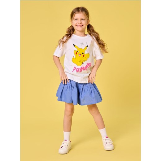 Sinsay - Koszulka POKEMON - kremowy ze sklepu Sinsay w kategorii Bluzki dziewczęce - zdjęcie 178217702