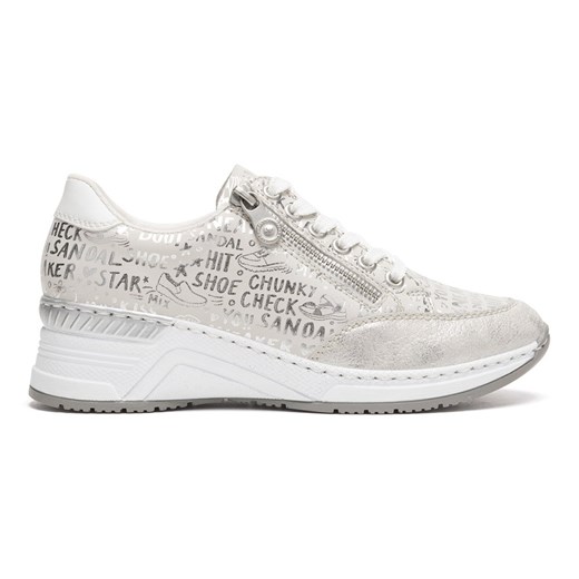 Sneakers Rieker N4316-90 ze sklepu ccc.eu w kategorii Buty sportowe damskie - zdjęcie 178219084