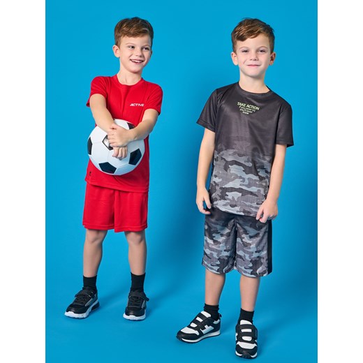 Sinsay - Komplet dzianinowy Active - czerwony Sinsay 128 Sinsay