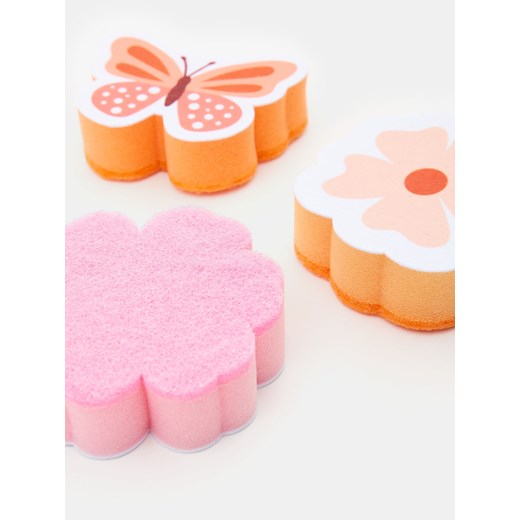 Sinsay - Gąbka do naczyń 3 pack - wielobarwny Sinsay One Size Sinsay