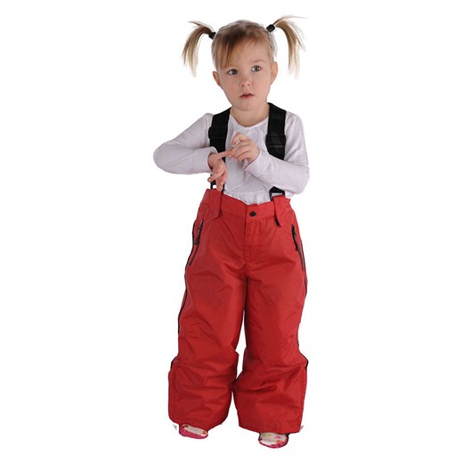 Wilma &amp; Morris Spodnie narciarskie w kolorze czerwonym ze sklepu Limango Polska w kategorii Spodnie dziewczęce - zdjęcie 178221943