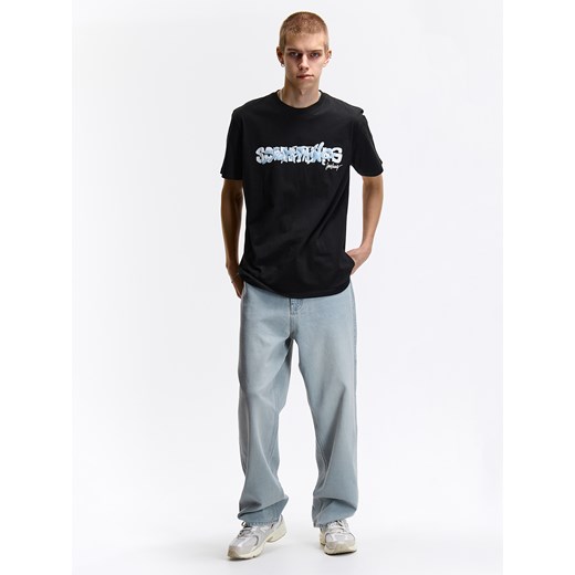 T-shirt męski Gate z krótkim rękawem bawełniany 