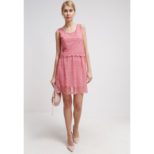Anna Field Sukienka letnia pink zalando rozowy bez wzorów/nadruków