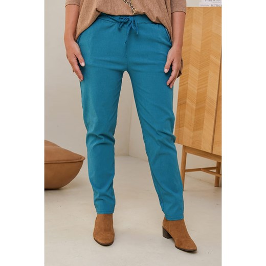 Curvy Lady Spodnie w kolorze niebieskim Curvy Lady 44/46 okazja Limango Polska