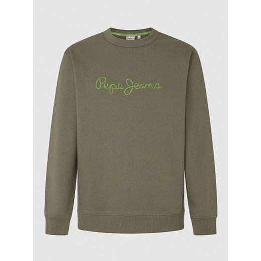 Pepe Jeans Bluza &quot;New Joe&quot; w kolorze khaki ze sklepu Limango Polska w kategorii Bluzy męskie - zdjęcie 178224894