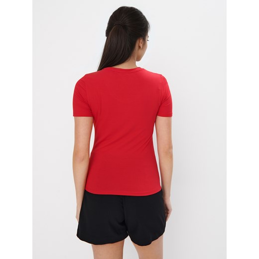 Mohito - Czerwony t-shirt z wiskozą - czerwony Mohito L Mohito