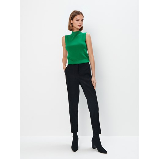 Mohito - Zielony top bez rękawów - zielony Mohito S Mohito