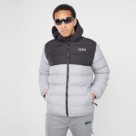 FILA KURTKA FILA JARED GRY ze sklepu JD Sports  w kategorii Kurtki męskie - zdjęcie 178225790