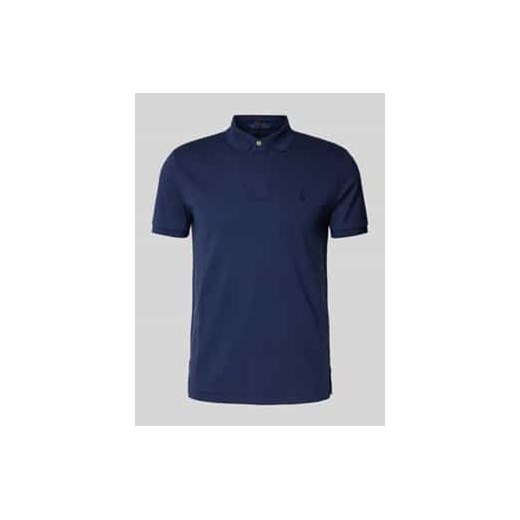 Koszulka polo o kroju custom slim fit z wyhaftowanym logo model ‘INTERLOCK’ ze sklepu Peek&Cloppenburg  w kategorii T-shirty męskie - zdjęcie 178226231