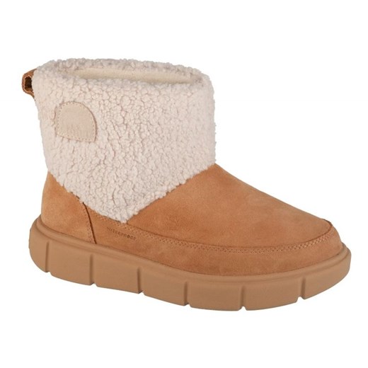 Buty Sorel Explorer Iii Slip-on Cozy Wp 2079341252 beżowe beżowy ze sklepu ButyModne.pl w kategorii Śniegowce damskie - zdjęcie 178226861