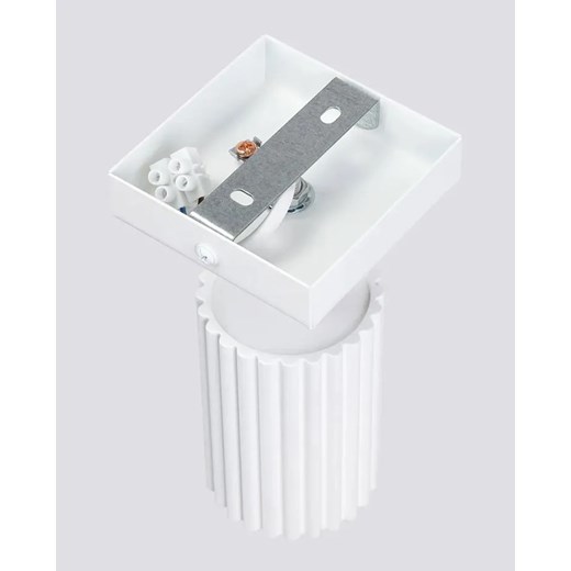 Biały metalowy nowoczesny kinkiet - D290-Avium Lumes One Size Edinos.pl