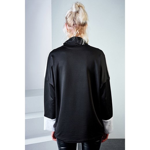 LA Angels Bluza w kolorze czarno-kremowym La Angels M okazyjna cena Limango Polska