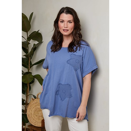 Curvy Lady Bluzka w kolorze niebieskim Curvy Lady 44/46 Limango Polska promocja