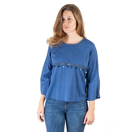 Isla Bonita by SIGRIS Bluzka w kolorze niebieskim ze sklepu Limango Polska w kategorii Bluzki damskie - zdjęcie 178230130