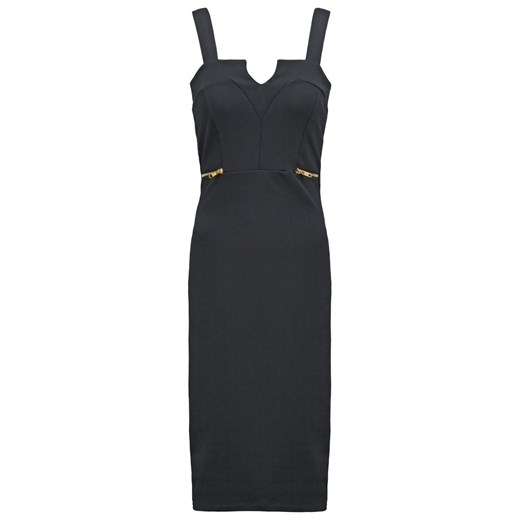 New Look Sukienka letnia black zalando szary abstrakcyjne wzory