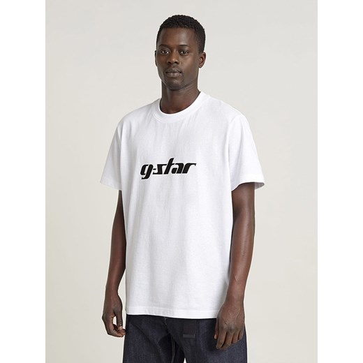 G-Star Koszulka w kolorze białym ze sklepu Limango Polska w kategorii T-shirty męskie - zdjęcie 178231193