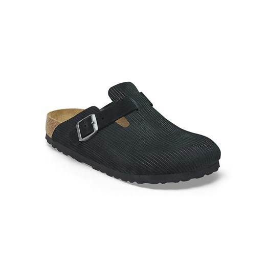 Birkenstock Skórzane chodaki &quot;Boston&quot; w kolorze czarnym ze sklepu Limango Polska w kategorii Klapki damskie - zdjęcie 178231441