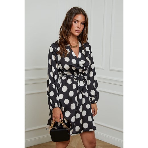 L&apos;armoire de Suzette Sukienka w kolorze czarno-białym L'armoire De Suzette 36/38 okazyjna cena Limango Polska