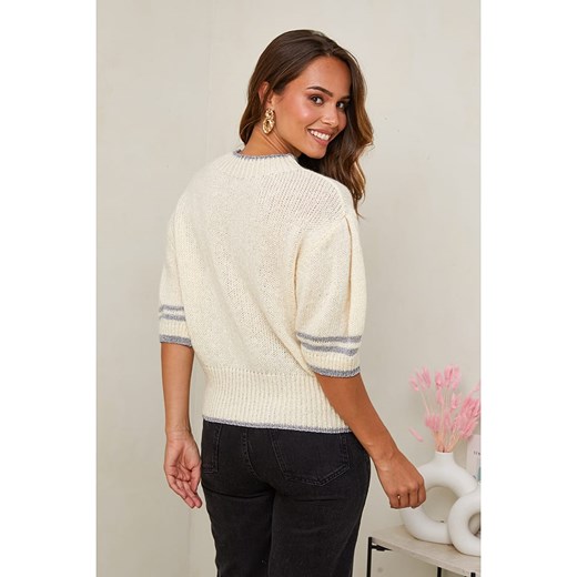 L'armoire de Suzette Sweter w kolorze kremowym L'armoire De Suzette 36/38 okazyjna cena Limango Polska