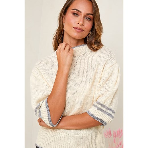 L'armoire de Suzette Sweter w kolorze kremowym L'armoire De Suzette 36/38 Limango Polska okazyjna cena