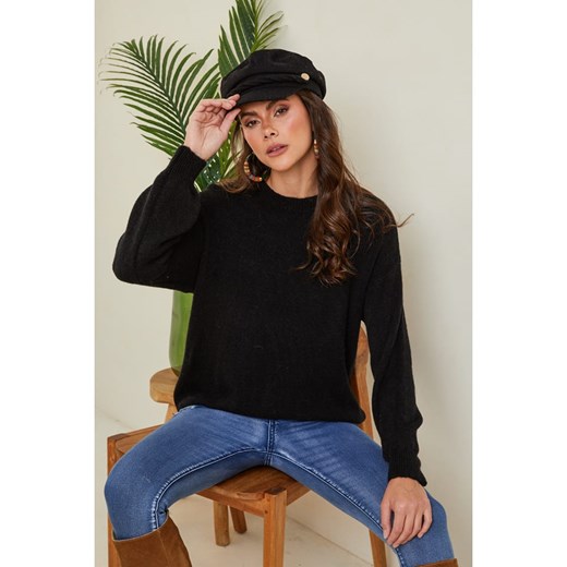 Joséfine Sweter &quot;Letenye&quot; w kolorze czarnym Joséfine L wyprzedaż Limango Polska