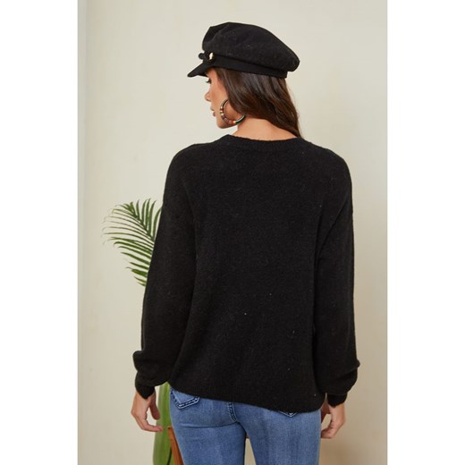 Joséfine Sweter &quot;Letenye&quot; w kolorze czarnym Joséfine L promocyjna cena Limango Polska