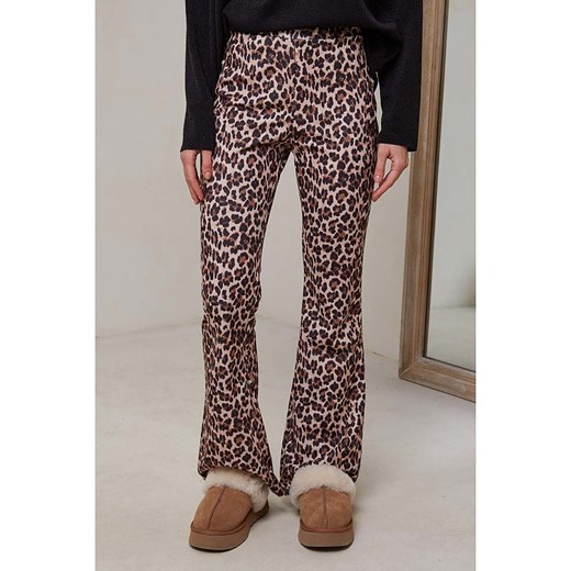 Joséfine Spodnie &quot;Izio&quot; w kolorze beżowo-jasnobrązowym Joséfine M promocja Limango Polska