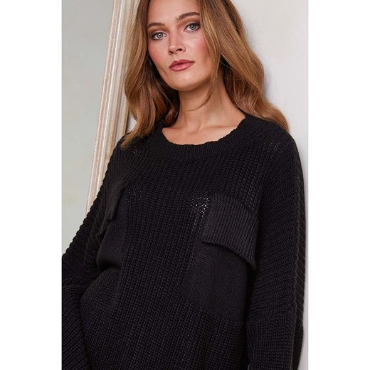 Joséfine Sweter w kolorze czarnym Joséfine L Limango Polska promocyjna cena