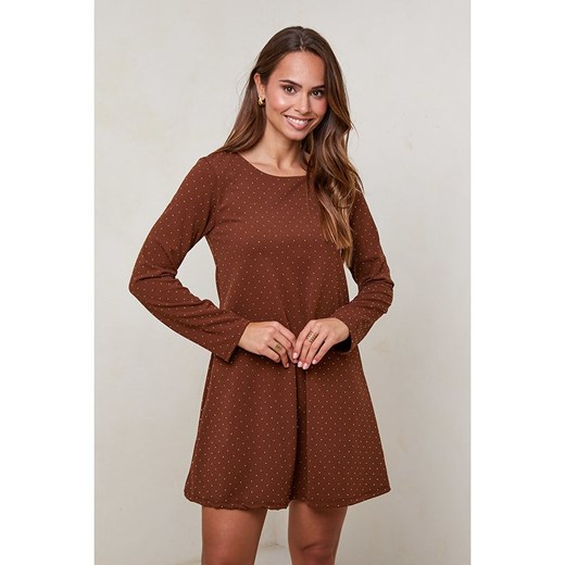 L&apos;armoire de Suzette Sukienka w kolorze jasnobrązowym ze sklepu Limango Polska w kategorii Sukienki - zdjęcie 178232621