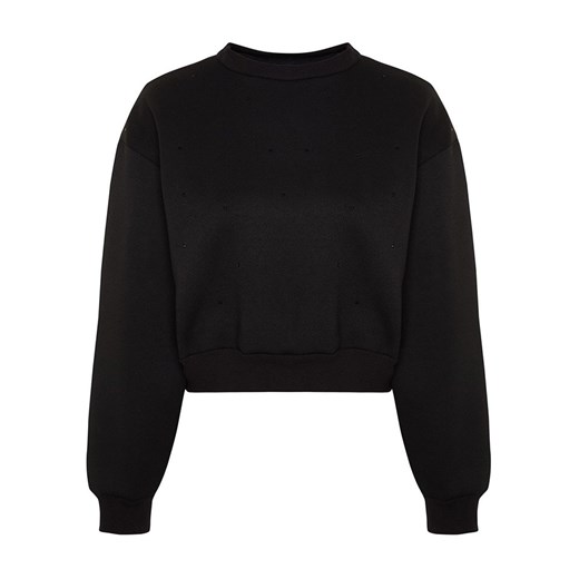 trendyol Bluza w kolorze czarnym Trendyol L Limango Polska wyprzedaż