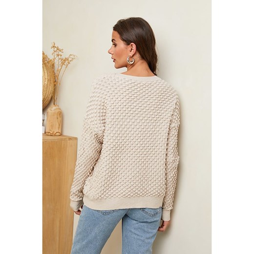 Soft Cashmere Sweter w kolorze beżowym Soft Cashmere 34/36 Limango Polska okazja