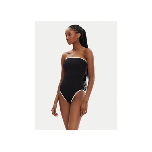 Seafolly Strój kąpielowy Beach Bound 11126DD077 Czarny ze sklepu MODIVO w kategorii Stroje kąpielowe - zdjęcie 178234421