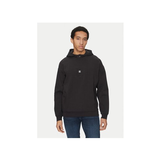HUGO Bluza Debostaco 50530191 Czarny Relaxed Fit ze sklepu MODIVO w kategorii Bluzy męskie - zdjęcie 178234442