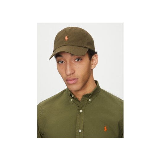 Zielona czapka z daszkiem męska Polo Ralph Lauren 