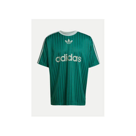 adidas T-Shirt adicolor JP1028 Zielony Loose Fit M MODIVO