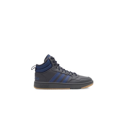 adidas Sneakersy Hoops 3.0 Mid Winter IF2635 Szary ze sklepu MODIVO w kategorii Buty sportowe męskie - zdjęcie 178237940