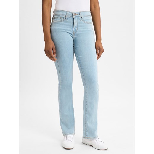 Levi's Dżinsy - 315 Shaping Bootcut Kobiety Bawełna jasnoniebieski jednolity ze sklepu vangraaf w kategorii Jeansy damskie - zdjęcie 178241151