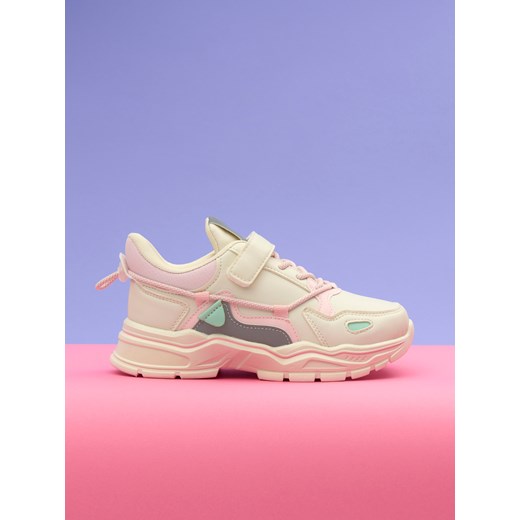 Sinsay - Sneakersy - beżowy Sinsay 32 Sinsay