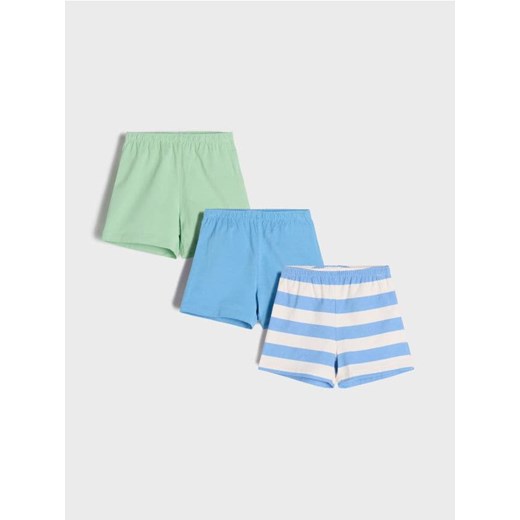 Sinsay - Szorty 3 pack - niebieski ze sklepu Sinsay w kategorii Odzież dla niemowląt - zdjęcie 178243052