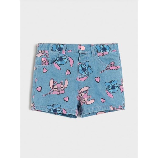 Sinsay - Szorty jeansowe Stitch - niebieski ze sklepu Sinsay w kategorii Spodenki chłopięce - zdjęcie 178243071
