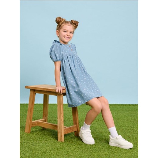 Sinsay - Sukienka babydoll - niebieski ze sklepu Sinsay w kategorii Sukienki dziewczęce - zdjęcie 178243084