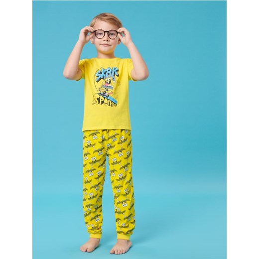 Sinsay - Piżama dwuczęściowa SpongeBob - żółty ze sklepu Sinsay w kategorii Piżamy dziecięce - zdjęcie 178243103