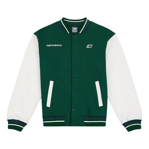 Bluza dziecięca New Balance LAKB0069NWG – zielona ze sklepu New Balance Poland w kategorii Bluzy chłopięce - zdjęcie 178243322