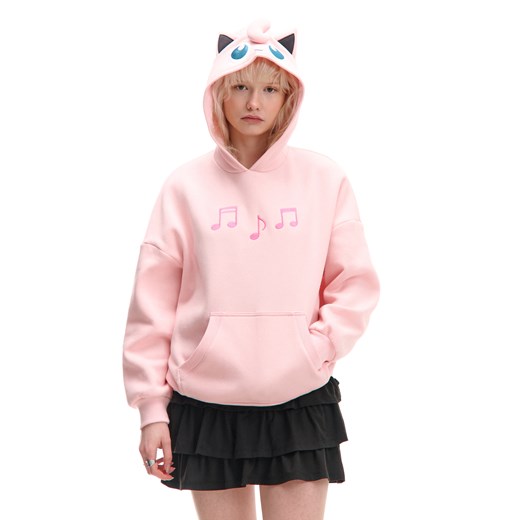 Cropp - Różowa bluza z Pokémonem Jigglypuff - różowy ze sklepu Cropp w kategorii Bluzy damskie - zdjęcie 178243441